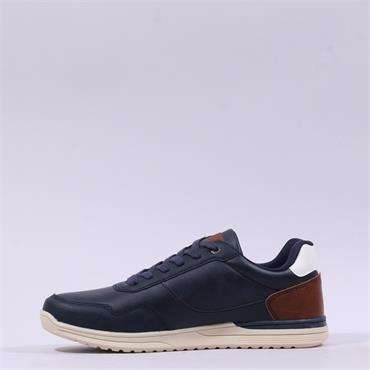Tommy Bowe Twenty Four Laced Casual Shoe - Marine